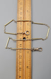 Antique Art Deco 14K Two-Tone Ornate Bar Link Watch Fob Chain Choker Necklace