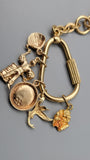 Vintage 14K Gold Bird Charm Pendant, Lucky Charm