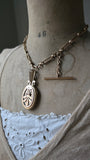 Victorian Etruscan Revival 14K Gold Seed Pearl Oval Locket - Circa 1880s
