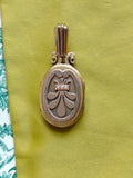 Victorian Etruscan Revival 14K Gold Seed Pearl Oval Locket - Circa 1880s