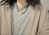 Vintage 18K Yellow Gold Madonna Virgin Mary Medallion Charm Pendant, Religious Talisman