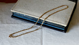 Antique Solid 14K Gold Ornate Bar Link Watch Chain, 16 Inches, Choker Necklace, Watch Fob Locket Chain