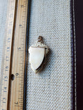 Antique Victorian European French 18K Gold Shield Crest Shape Seed Pearl Photo Locket, Gift for Her