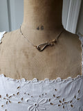 Large Oversized Antique Silver Shepherd Hook Swivel Clip, Charm Pendant Holder, Chain Connector