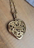 Layaway Two-Antique Victorian 18K Silver Pavé Set Old Cut Diamond Heart Charm Pendant, 4-4.5 CTW, Gift for Her