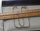 Antique Solid 14K Solid Gold Ornate Bar Link Watch Chain, 16 Inches, Choker Necklace, Watch Fob Locket Chain