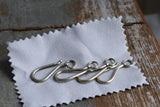 Large Oversized Antique Silver Shepherd Hook Swivel Clip, Charm Pendant Holder, Chain Connector