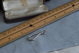 Large Oversized Antique Silver Shepherd Hook Swivel Clip, Charm Pendant Holder, Chain Connector