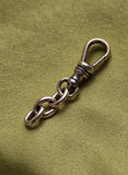 Antique 10k (Marked 14K) Solid Gold Swivel Dog Clip, Clasp, Chain Connector Extender, Charm Holder, Old Findings, Watch Chain Fob Part