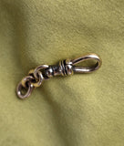 Antique 10k (Marked 14K) Solid Gold Swivel Dog Clip, Clasp, Chain Connector Extender, Charm Holder, Old Findings, Watch Chain Fob Part