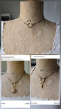 Large Size Antique Gold Filled Bolt Clasp, Chain Connector Extender, Charm Holder, Watch Chain Parts