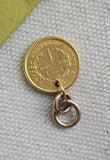 Antique 1851 U.S. Liberty Head Gold Dollar Coin Pendant