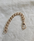 Antique 10k Solid Gold Swivel Dog Clip, Clasp, Chain Connector Extender, Charm Holder, Old Findings, Watch Chain Fob Part