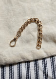 Antique 10k Solid Gold Swivel Dog Clip, Clasp, Chain Connector Extender, Charm Holder, Old Findings, Watch Chain Fob Part