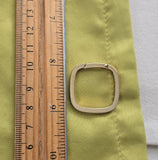 Large Size Vintage Gold Filled Rolled Gold Carabiner Clasp, Chain Connector Extender, Charm Holder, Watch Key Chain Findings