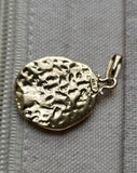 Vintage 14K Gold Sagittarius Zodiac Horoscope Charm Pendant, Lucky Charm