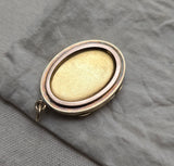 Victorian Etruscan Revival 14K-15K Gold Seed Pearl Oval Locket - Circa 1880s