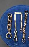 Antique Gold Filled Dog Clip, Clasp, Watch Chain Fob Part, Chain Connector, Charm Holder