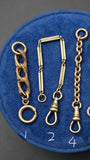 Antique Gold Filled Dog Clip, Clasp, Watch Chain Fob Part, Chain Connector, Charm Holder
