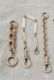 Antique Gold Filled Dog Clip, Clasp, Watch Chain Fob Part, Chain Connector, Charm Holder