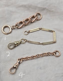 Antique Gold Filled Dog Clip, Clasp, Watch Chain Fob Part, Chain Connector, Charm Holder