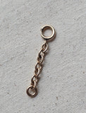 Antique Gold Filled Bolt Clasp, Watch Chain Fob Part, Chain Connector, Charm Holder