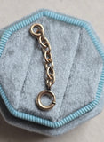 Antique Gold Filled Bolt Clasp, Watch Chain Fob Part, Chain Connector, Charm Holder