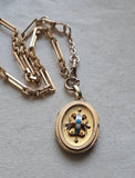 Victorian Etruscan Revival 14k Locket- Circa 1880s