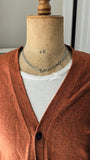 Antique Sterling Silver Swivel Dog Clip Chain Extender No.2, Charm Holder, Watch Chain Findings