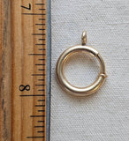 Antique Large Size Gold Filled Bolt Clasp: Watch Chain Parts, Charm Holder