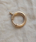 Antique Large Size Gold Filled Bolt Clasp: Watch Chain Parts, Charm Holder