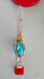 Retired Authentic Tiffany and Co 18K Jean Schlumberger Turquoise Egg Pendant , Gift for Her