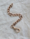 Antique 10k Solid Gold Swivel Dog Clip Chain Extender, Watch Chain Fob Part