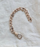 Antique 10k Solid Gold Swivel Dog Clip Chain Extender, Watch Chain Fob Part