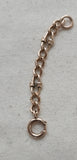 Antique 10k Solid Gold Bolt Spring Clasp Chain Extender, Watch Chain Fob Part