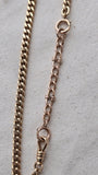Antique 10k Solid Gold Bolt Spring Clasp Chain Extender, Watch Chain Fob Part