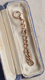 Antique 10k Solid Gold Bolt Spring Clasp Chain Extender, Watch Chain Fob Part