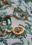 Victorian Etruscan Revival 12k Seed Pearl Oval Locket- Circa 1880s