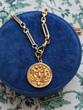 Antique 14k Gold Bar Link Chain Extender, Bolt Clasp