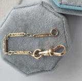Antique Gold Filled Swivel Dog Clip Clasp Chain Extender, Watch Chain Parts