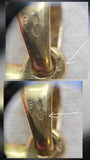 Vintage French 18K Aquarius Zodiac Horoscope Charm Pendant, Lucky Charm