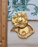 [Sold via Layaway]Antique Art Nouveau French 18k Repoussé Gibson Girl Heart Shape Slide Locket, Gift for Her