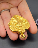 [Sold via Layaway]Antique Art Nouveau French 18k Repoussé Gibson Girl Heart Shape Slide Locket, Gift for Her