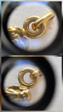 [Sold via Layaway]Antique Art Nouveau French 18k Repoussé Gibson Girl Heart Shape Slide Locket, Gift for Her