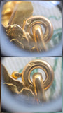 [Sold via Layaway]Antique Art Nouveau French 18k Repoussé Gibson Girl Rectangular Slide Locket, Gift for Her