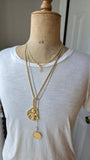 Vintage 14K Gold Egyptian Pharaoh Pendant | Large Ancient Egypt Revival Charm | Hieroglyphic Gold Pendant |  Lucky Charm