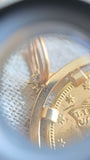 Antique 1899 United States Liberty Head Gold Coin Pendant in French 18K Bezel