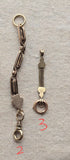 Antique 10k-14K Gold Swivel Dog Clip Bolt Clasp Chain Extender, Findings, Charm Holder, Gift for Her