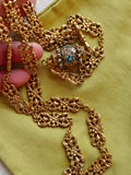 Antique Edwardian 14k Filigree Sautoir Long Chain Necklace, 32.25" | Early 1900s