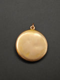 Antique Art Nouveau 10K Repoussé “Gibson Girl” Lady Locket, Gift for Her